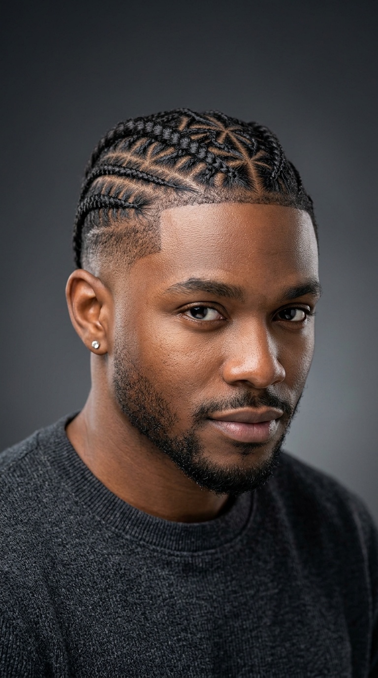Star-Patterned Braids with Fresh Taper