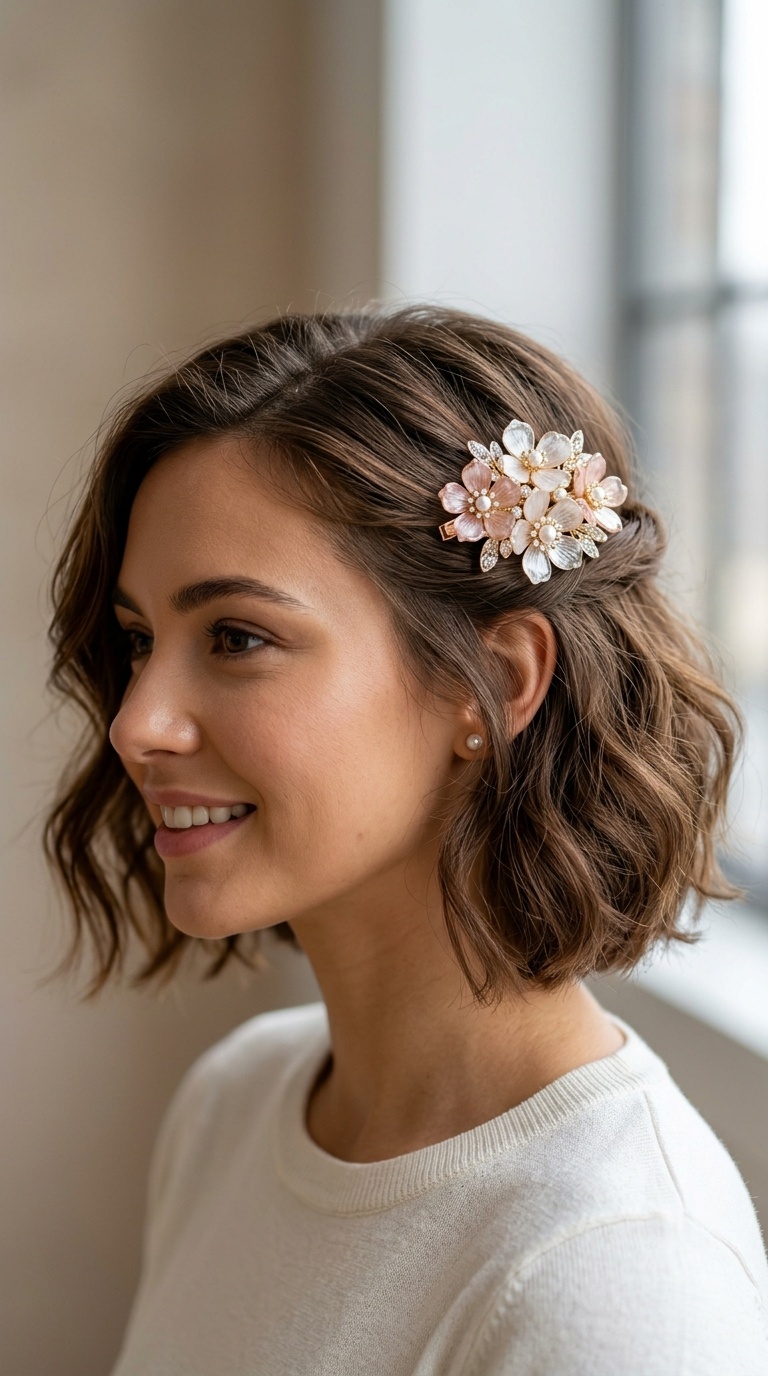 Statement Floral Clip