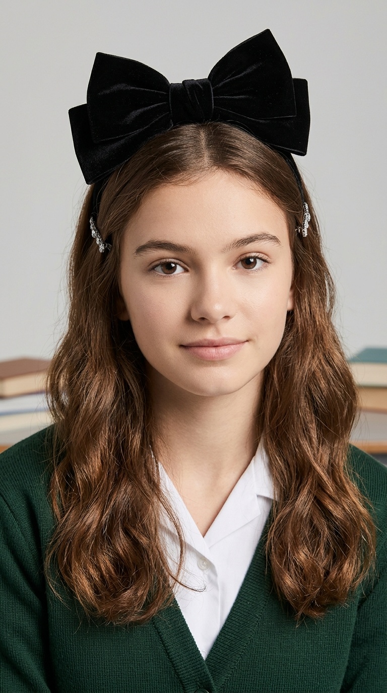 Statement Velvet Bow Headband