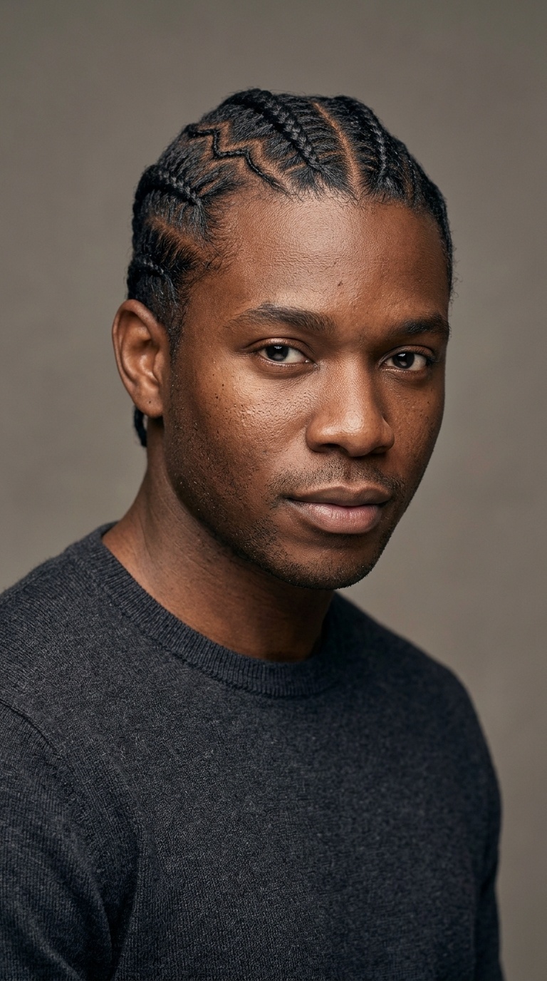 Straight Backs with Zig-Zag Parting