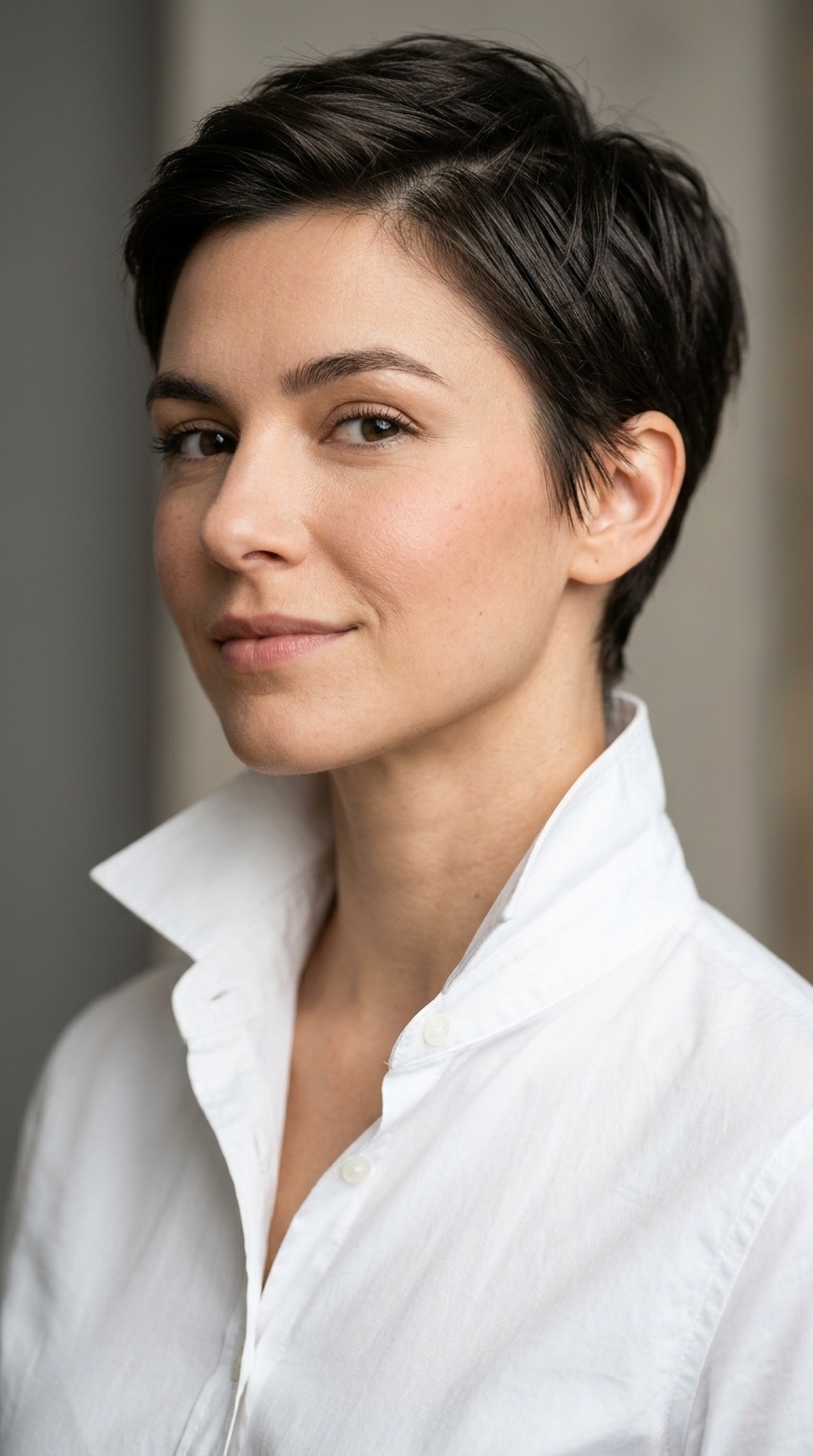 Structured Pixie Cut