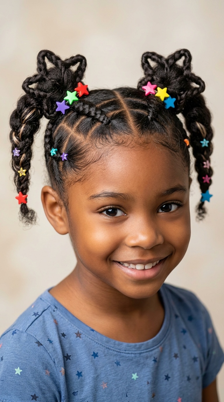 Symmetrical Star Pigtails