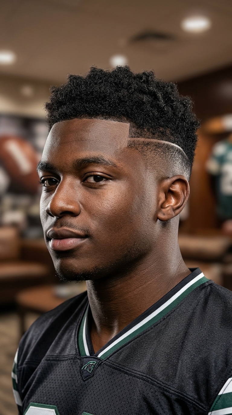 Taper Fade with Surgical Line