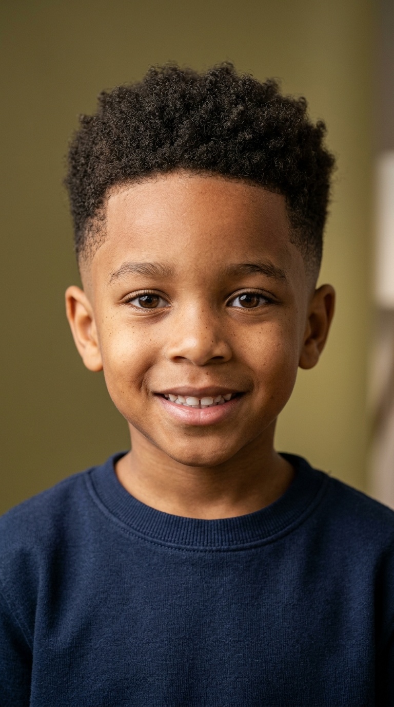 Tapered Afro-Fade