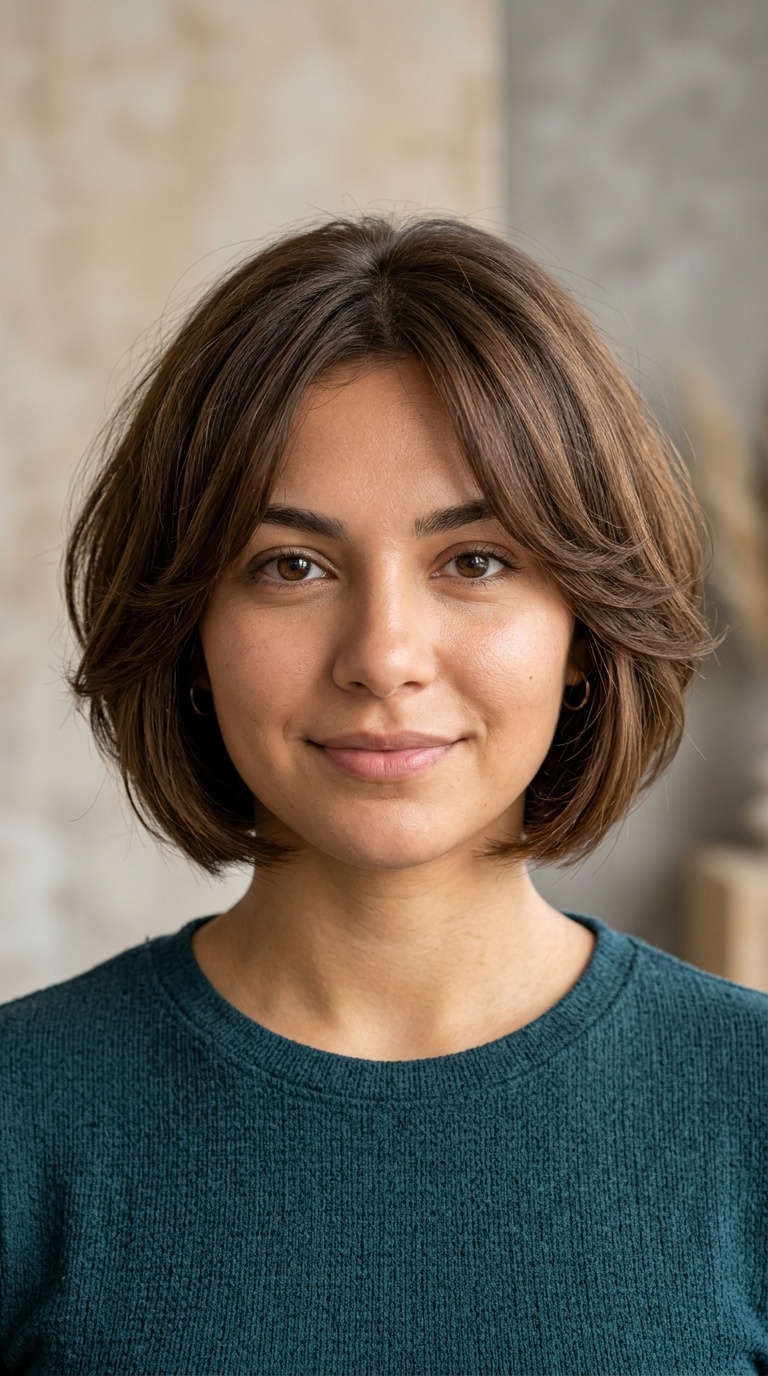 Tapered Face-Framing Bob