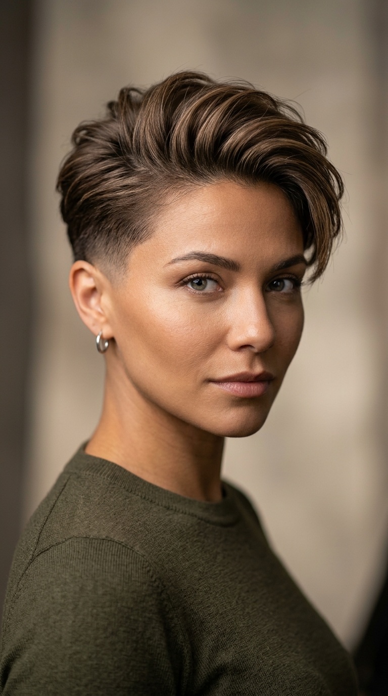 Tapered Fade with Long Top