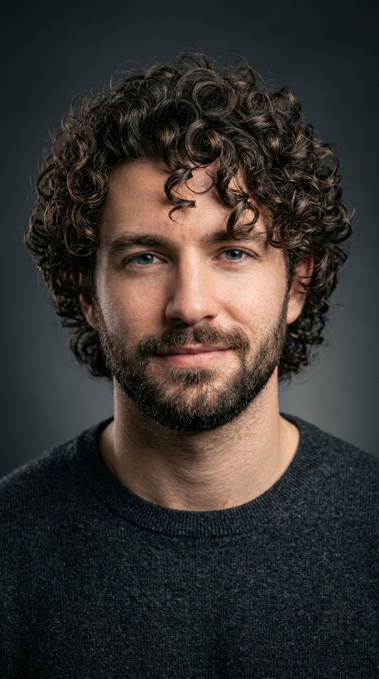 Tapered Long Layers for Curly Hair