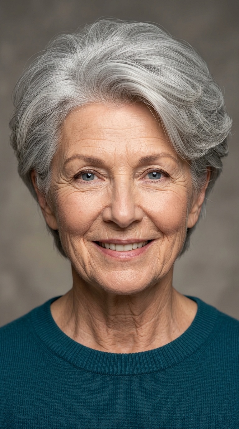 Tapered Neckline with Full Crown