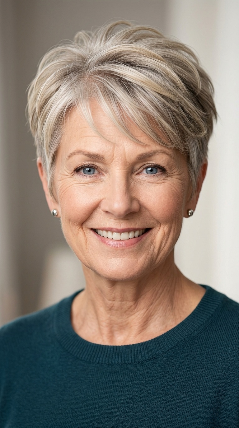 Tapered Pixie for Fine Hair