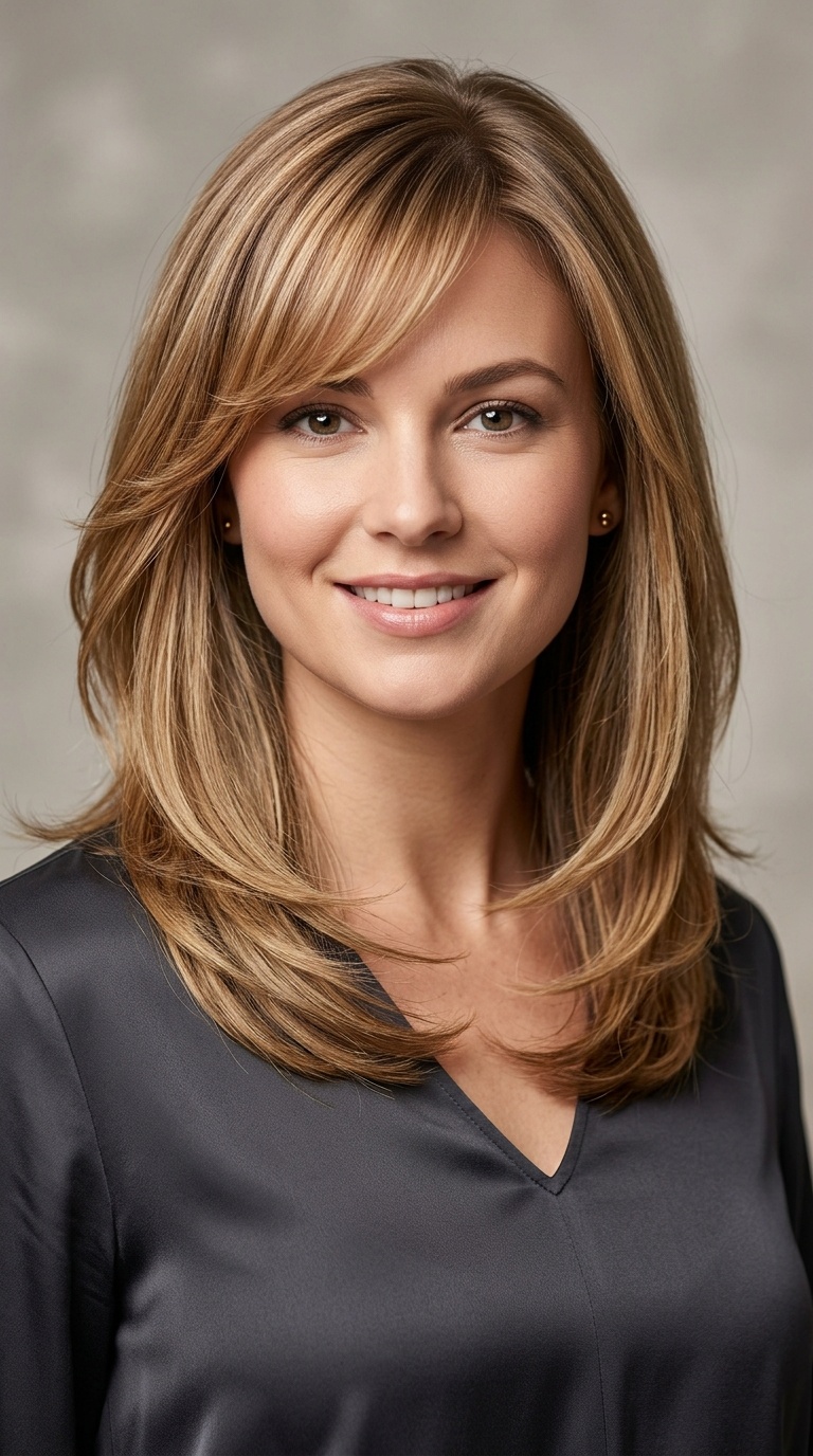 Tapered Shoulder-Length Blowout