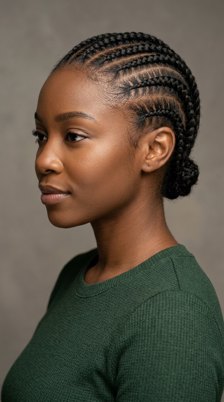 Tapered Side Cornrows