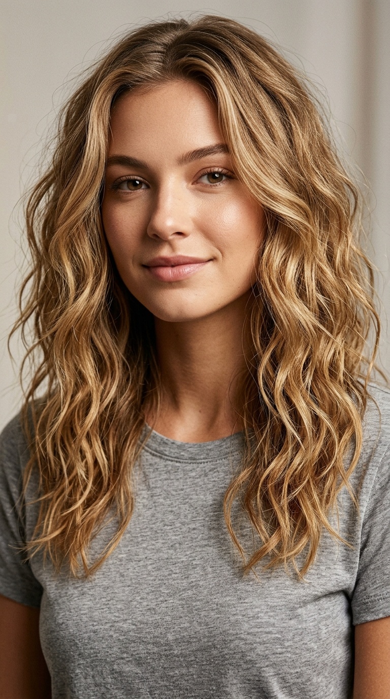 Textured Beach Waves