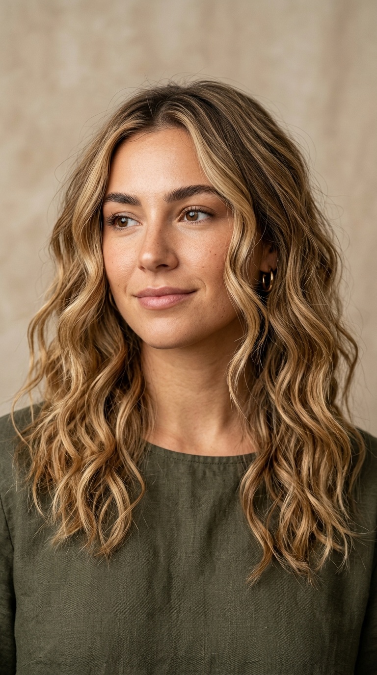 Textured Beach Waves