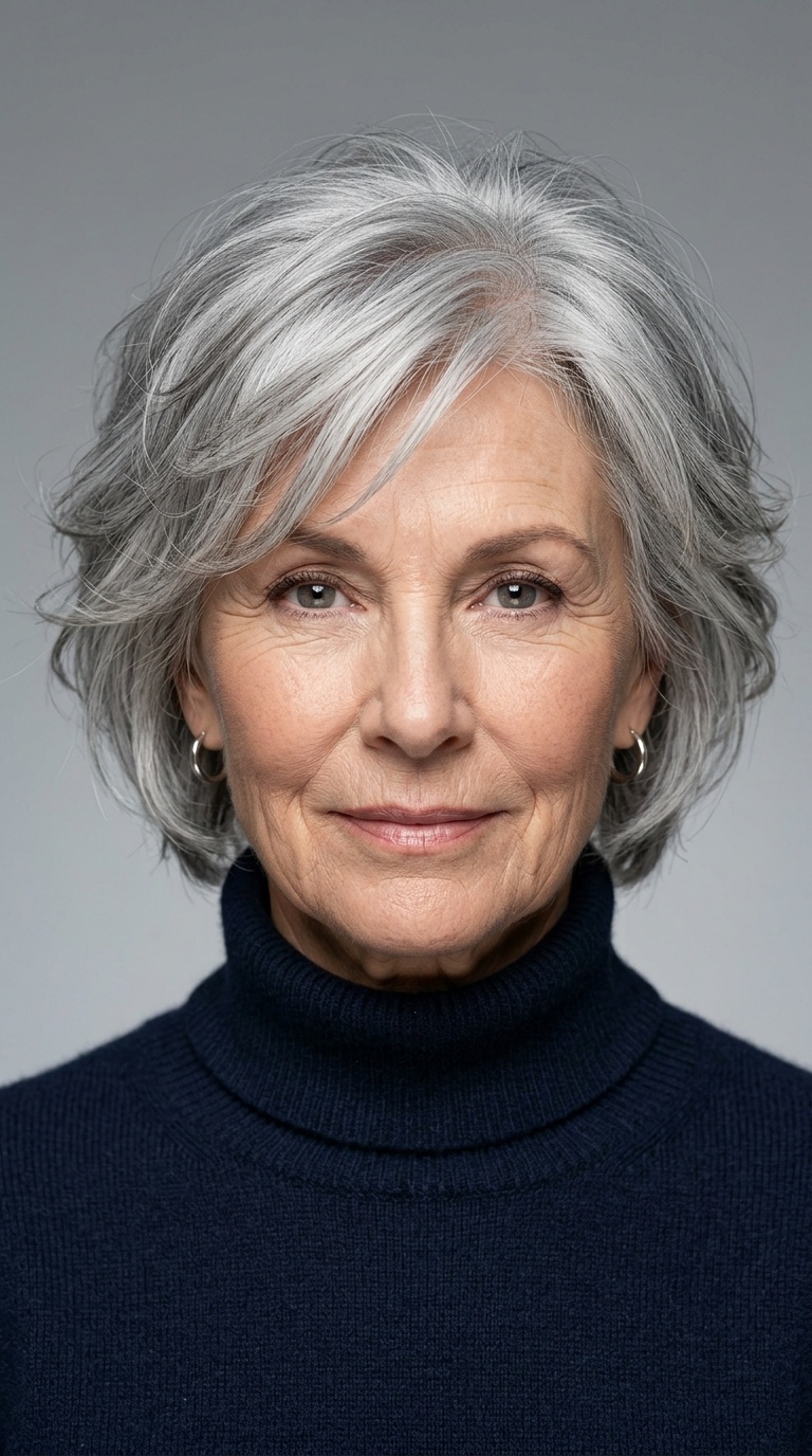 Textured Bob with Wispy Layers