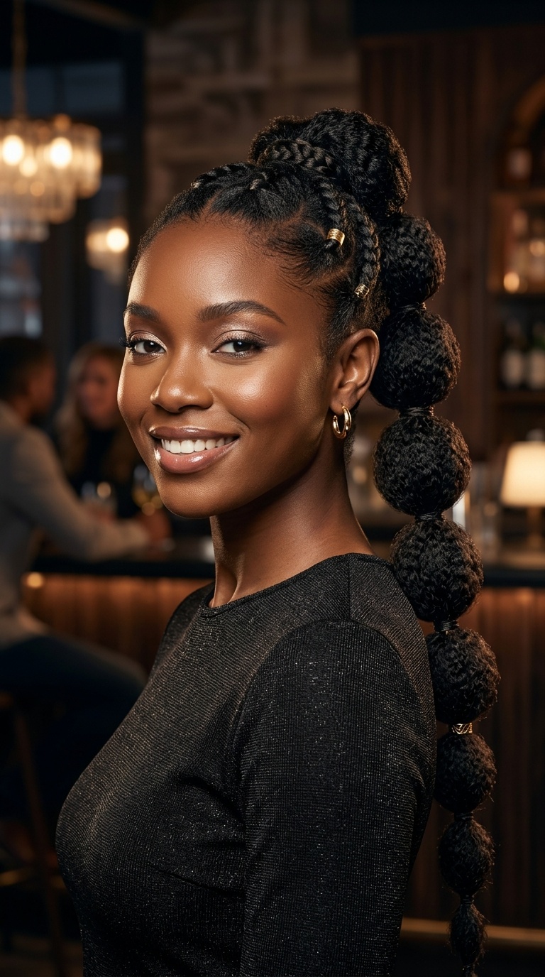 Textured Bubble Braid