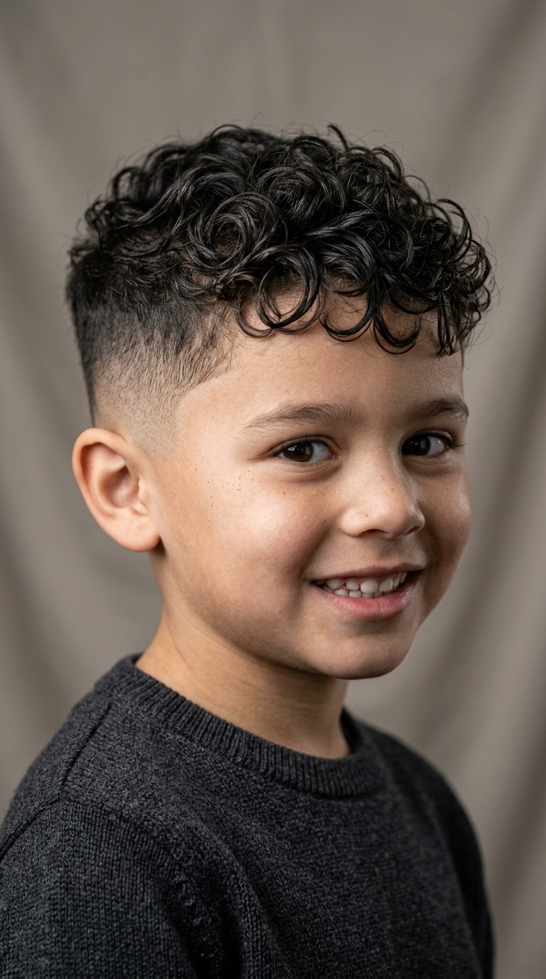 Textured Crop with Bald Fade