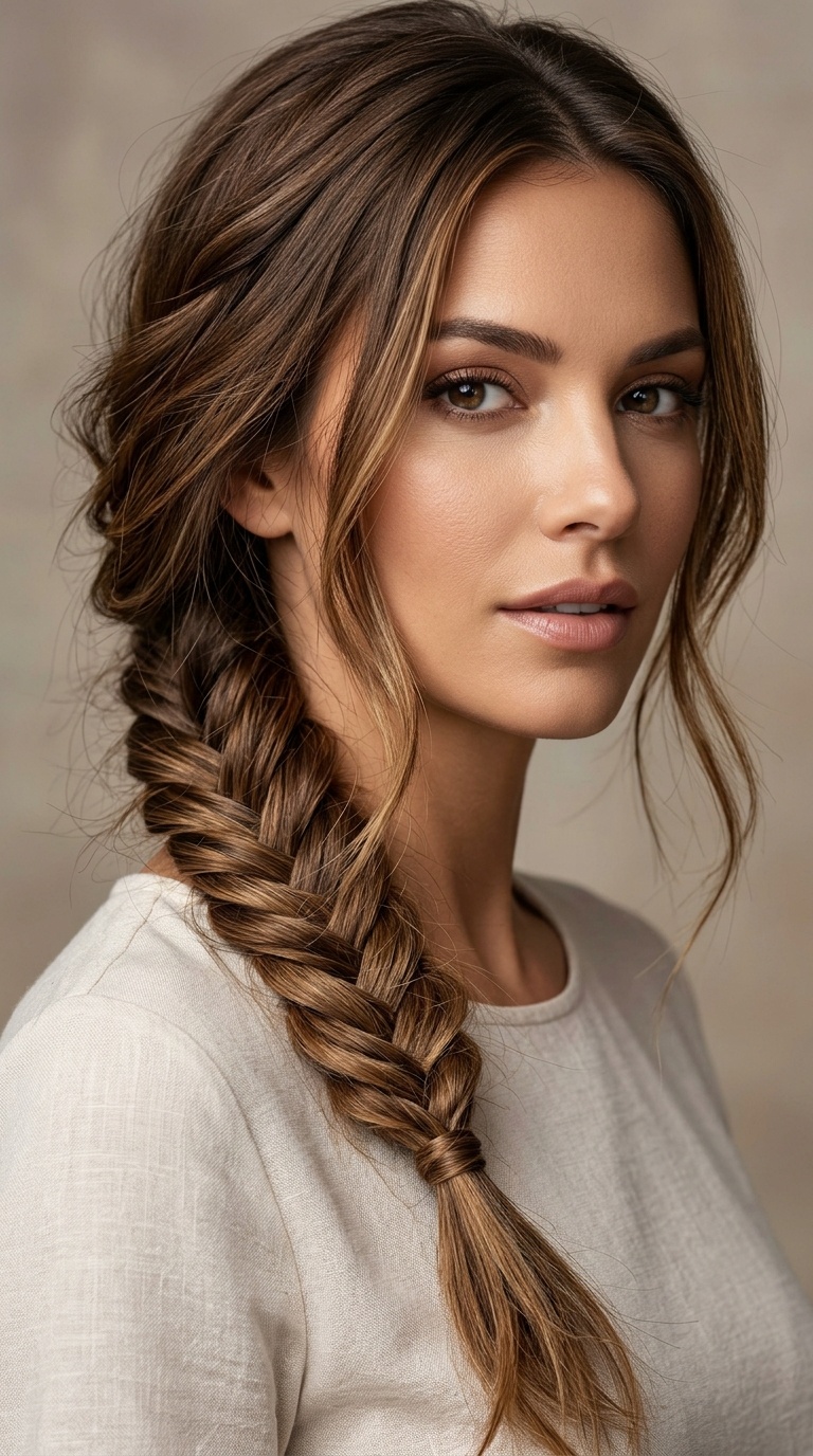 Textured Fishtail Braid