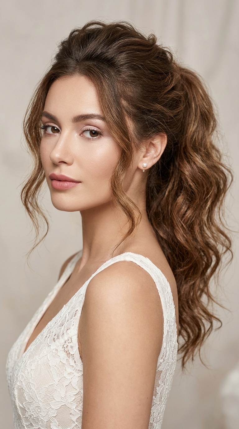 Textured High Pony