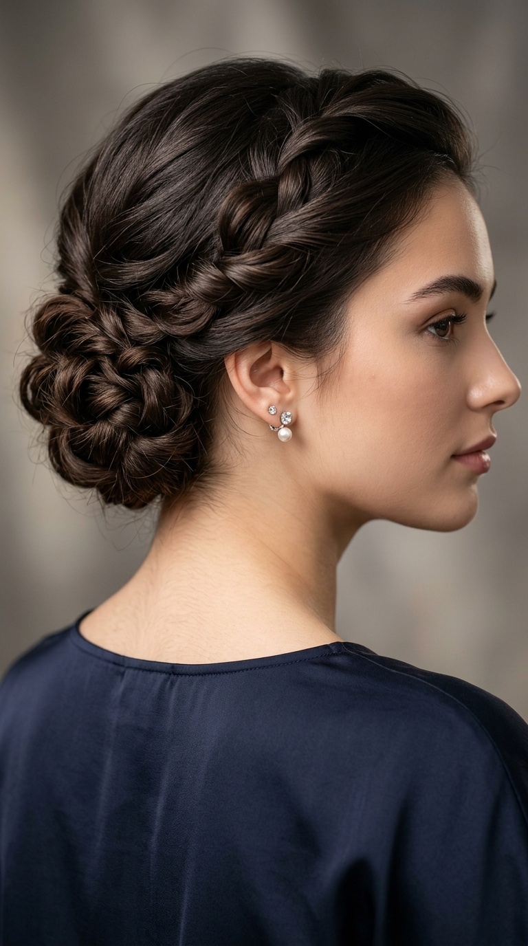Textured Low Chignon