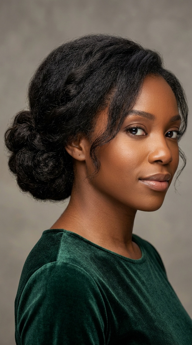 Textured Low Chignon