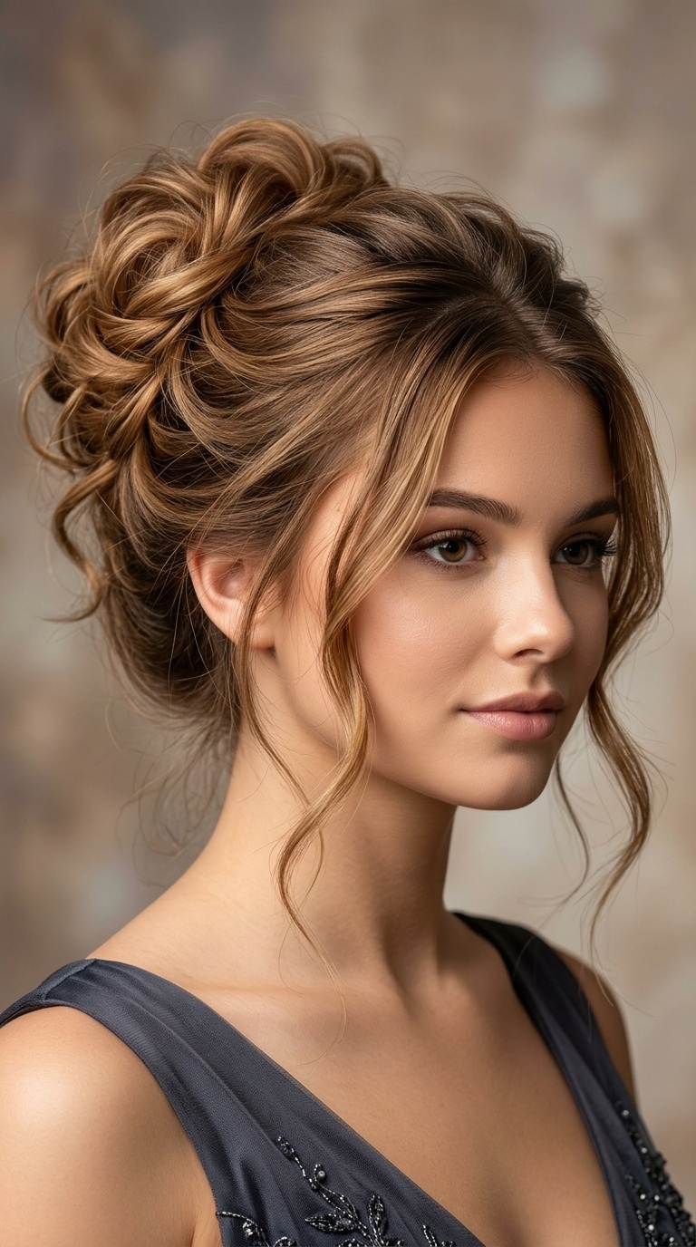 Textured Messy Bun