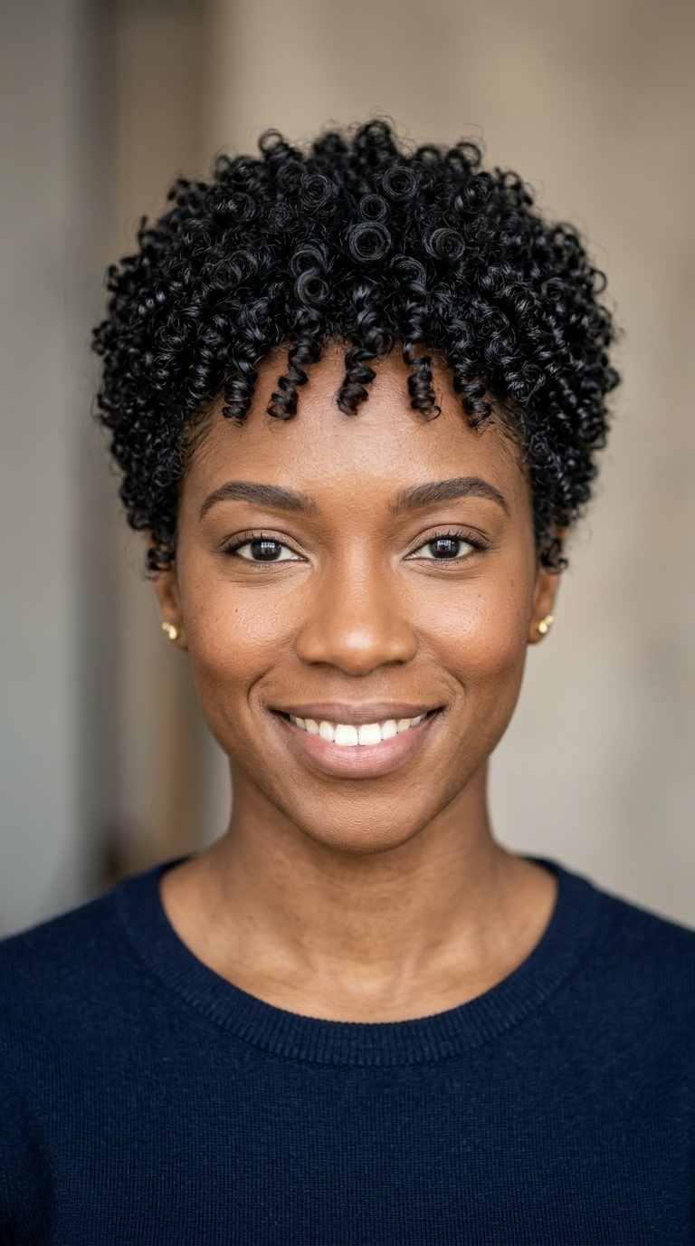 Textured Pixie Curls