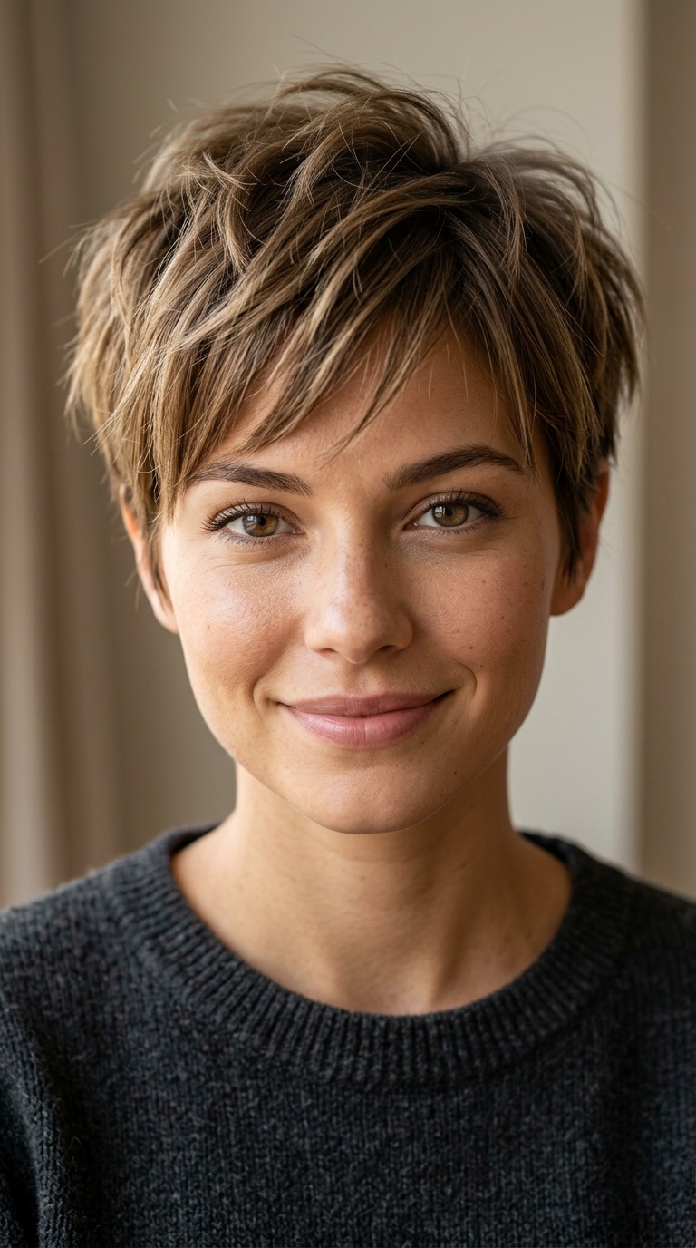 Textured Pixie Cut