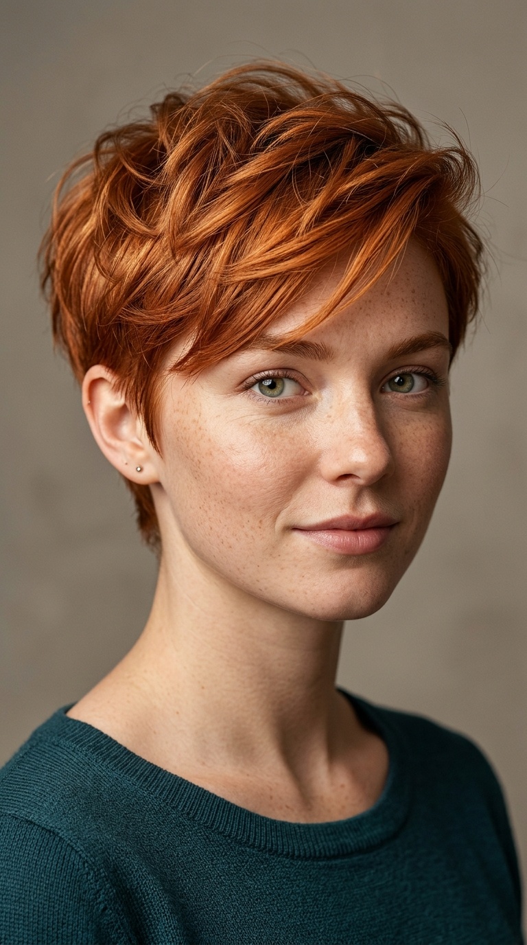 Textured Pixie Cut