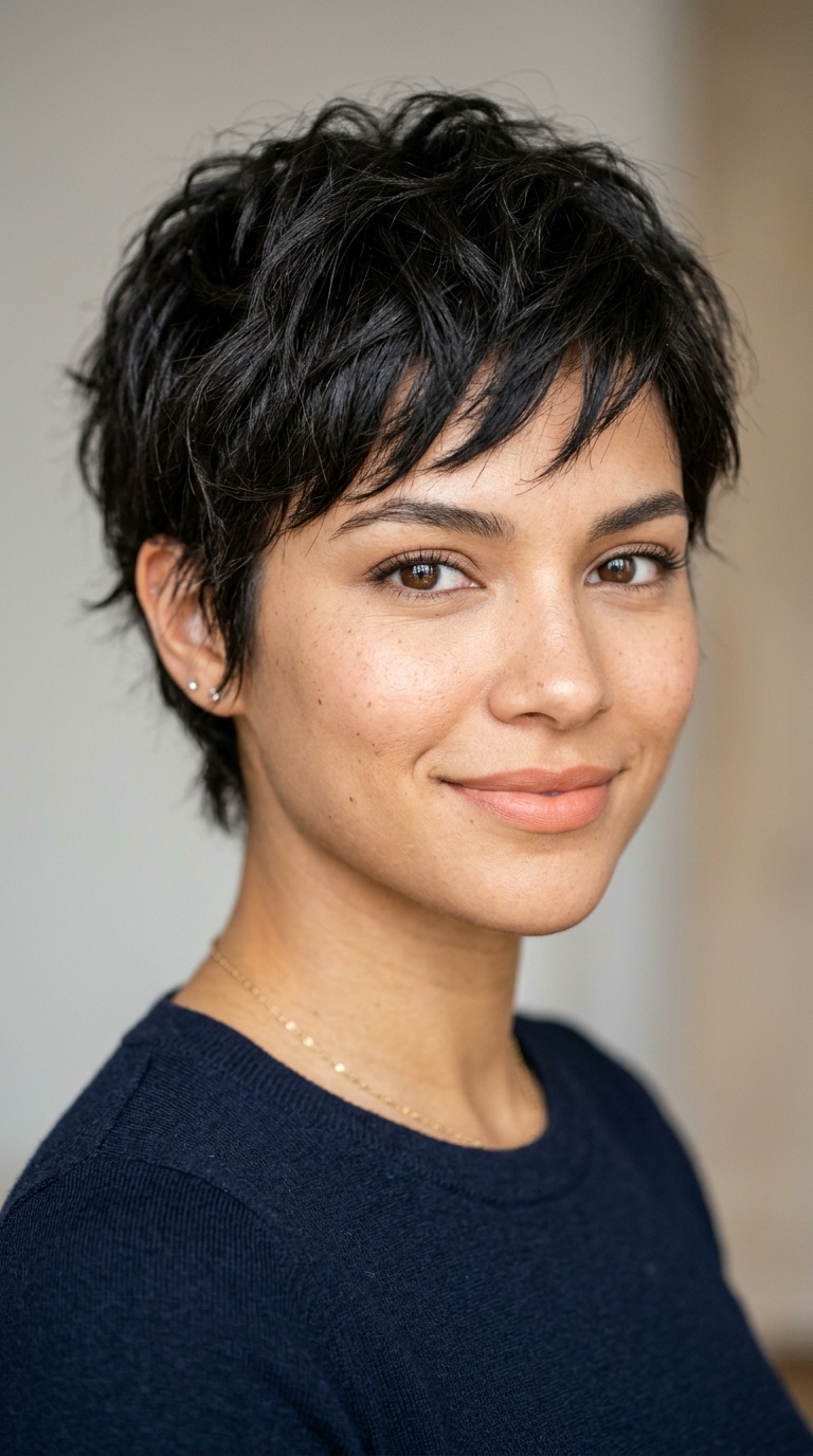 Textured Pixie Cut