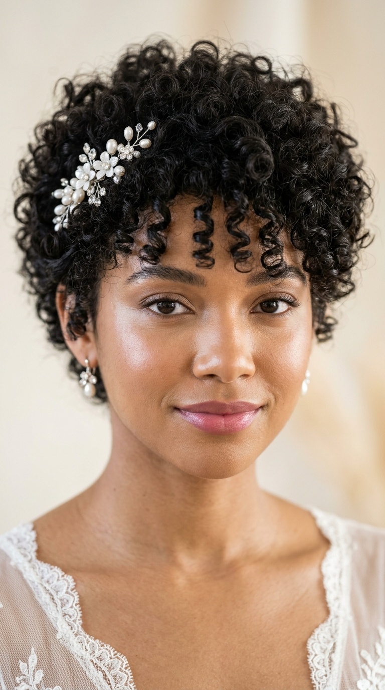Textured Pixie with Statement Accessories