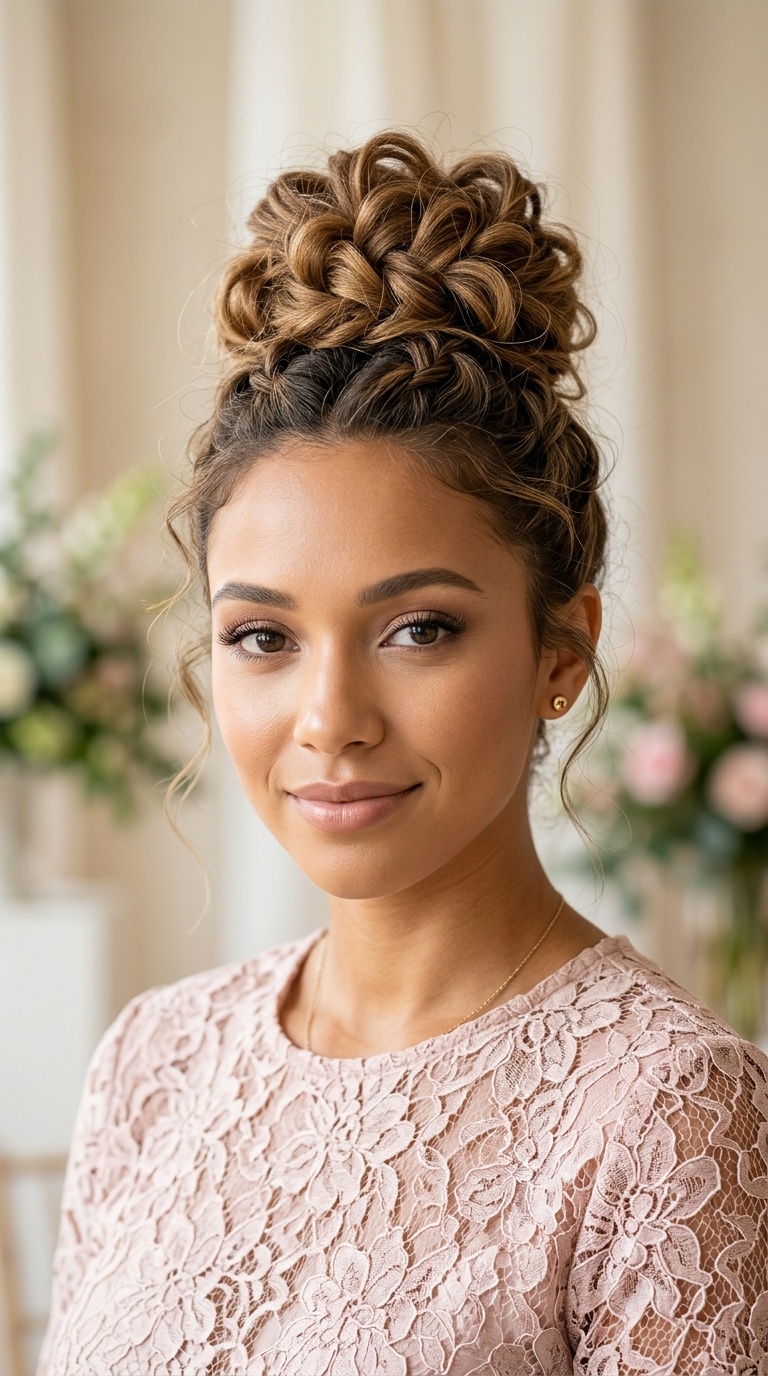 Textured Top Knot