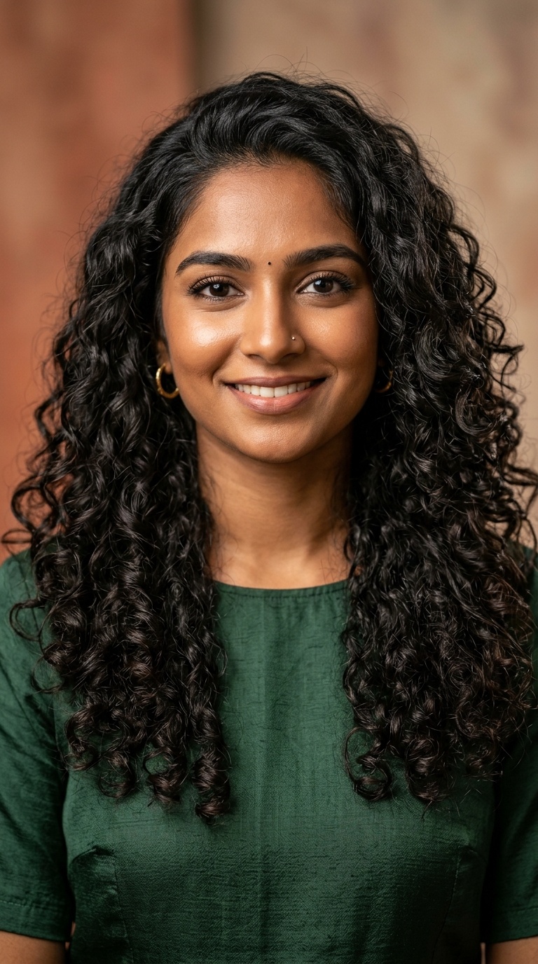 Textured V-Layers for Natural Curls