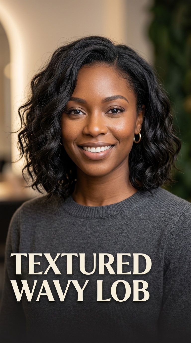 Textured Wavy Lob