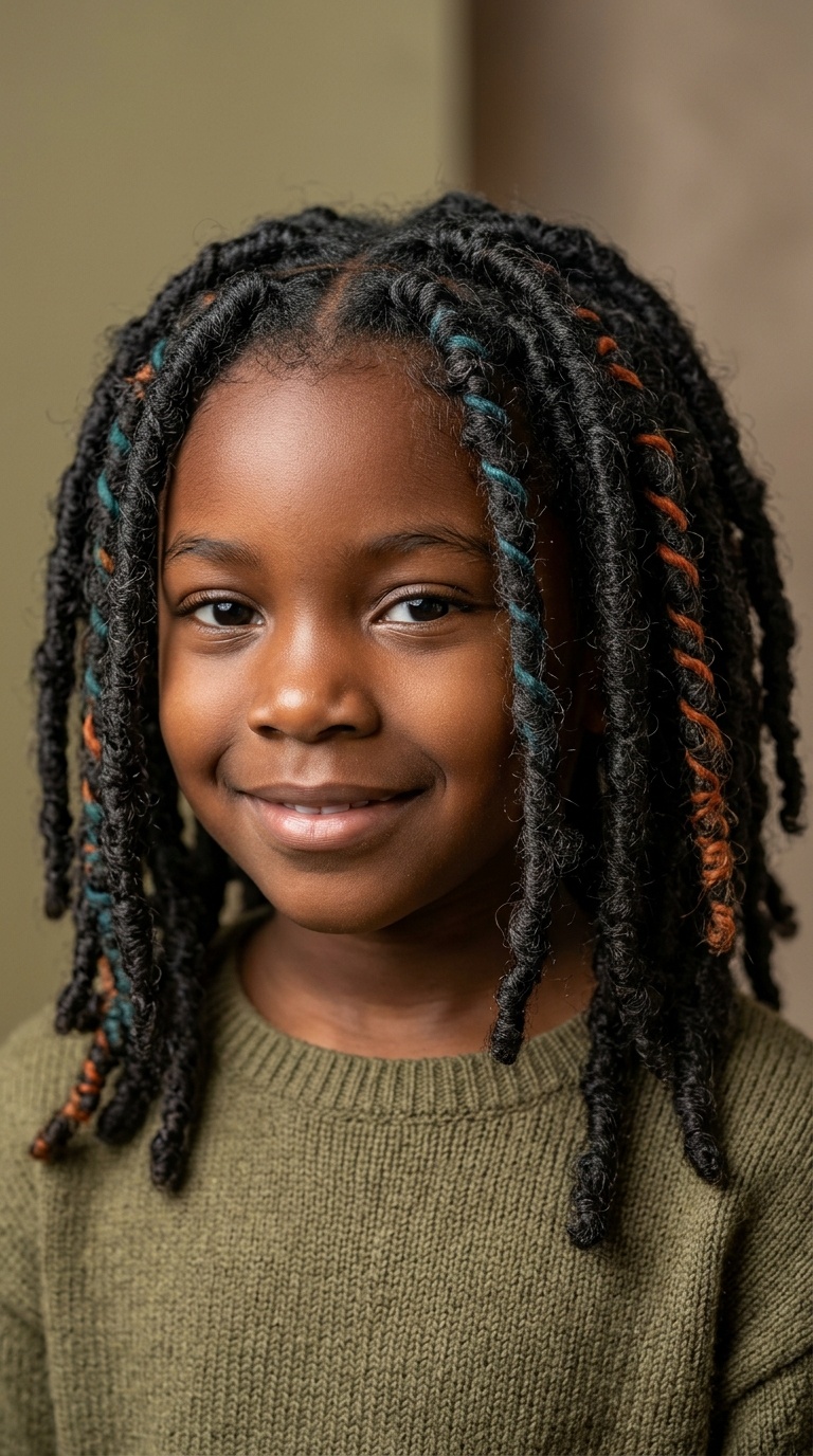 Textured Wool Faux Locs