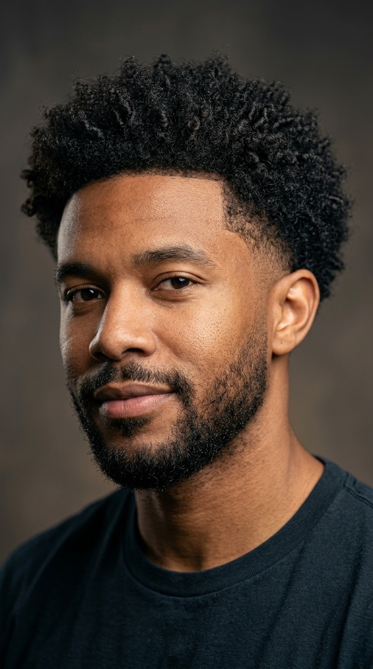 The Afro-Taper Fade