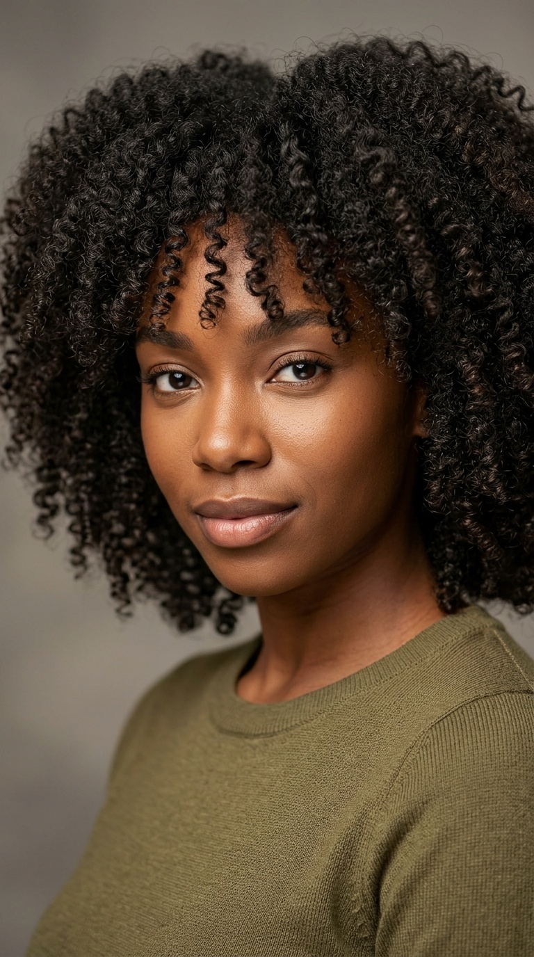 The Afro-Textured Fringe