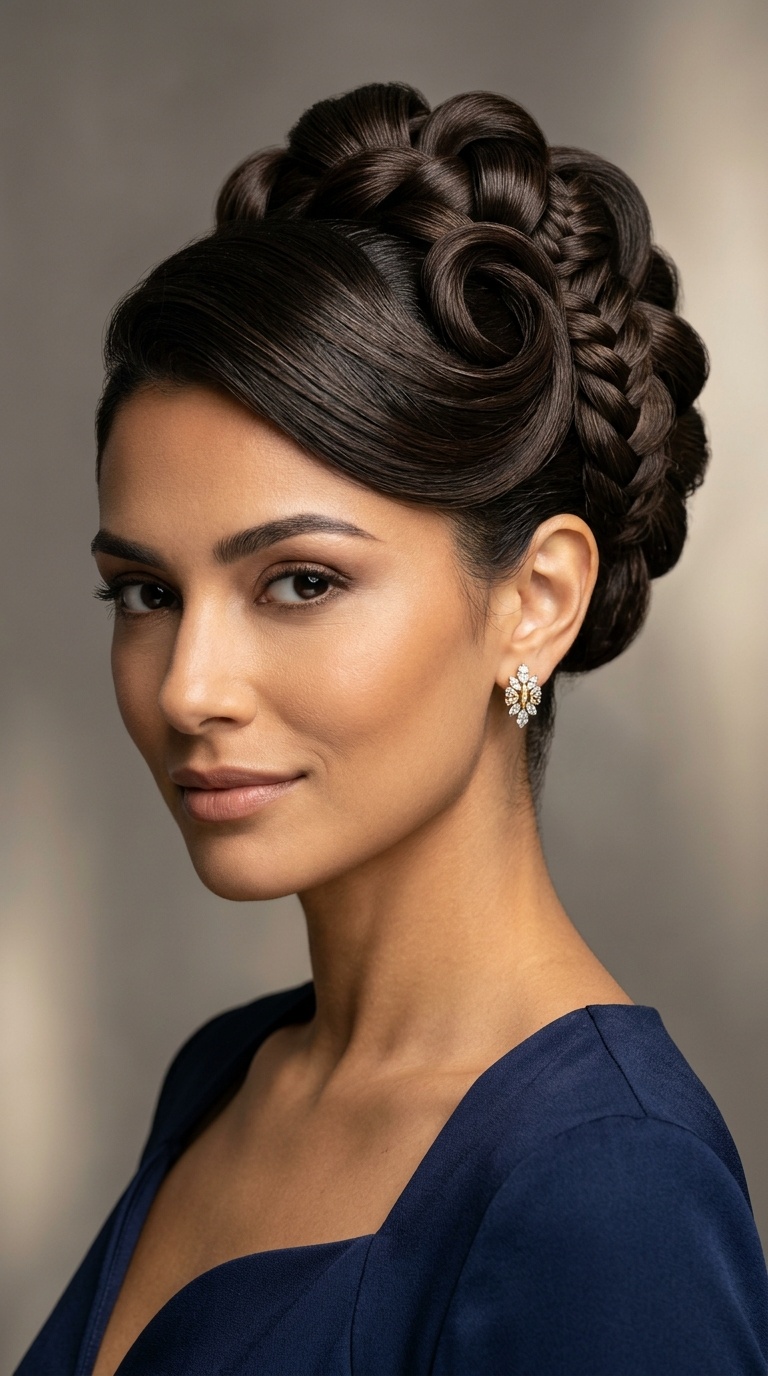 The Architectural Sculpted Bun