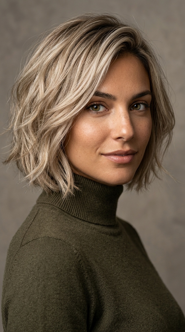The Ash Blonde Italian Bob