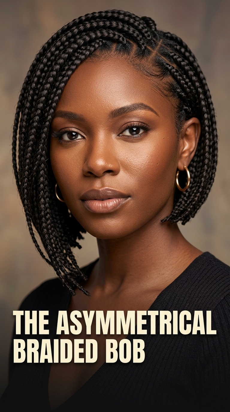 The Asymmetrical Braided Bob