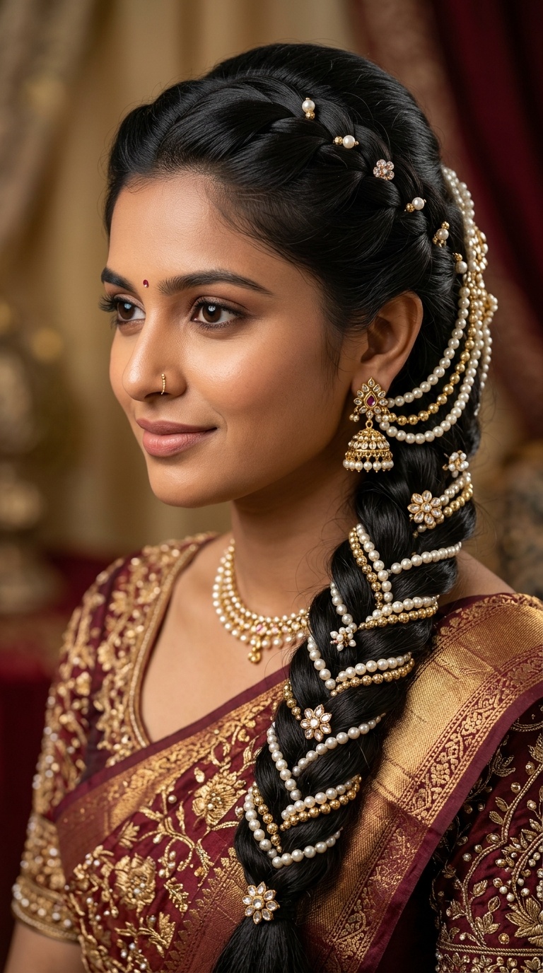 The 'Basra' Pearl Braid