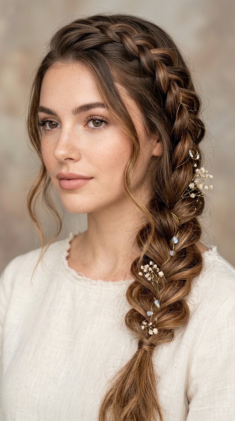 The Boho Pancake Braid