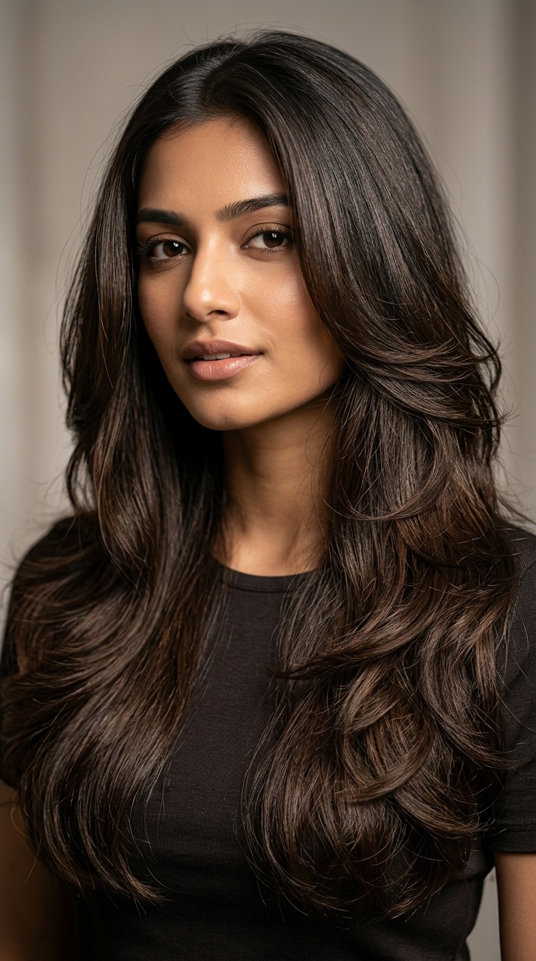 The Bollywood Voluminous V-Cut