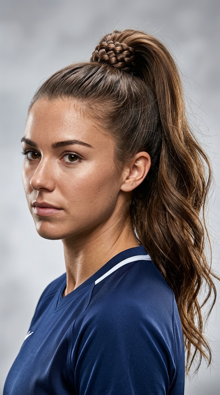 The Braided Base High Pony