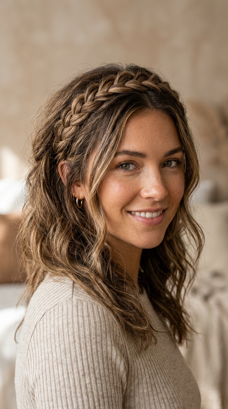 The Braided Headband Look