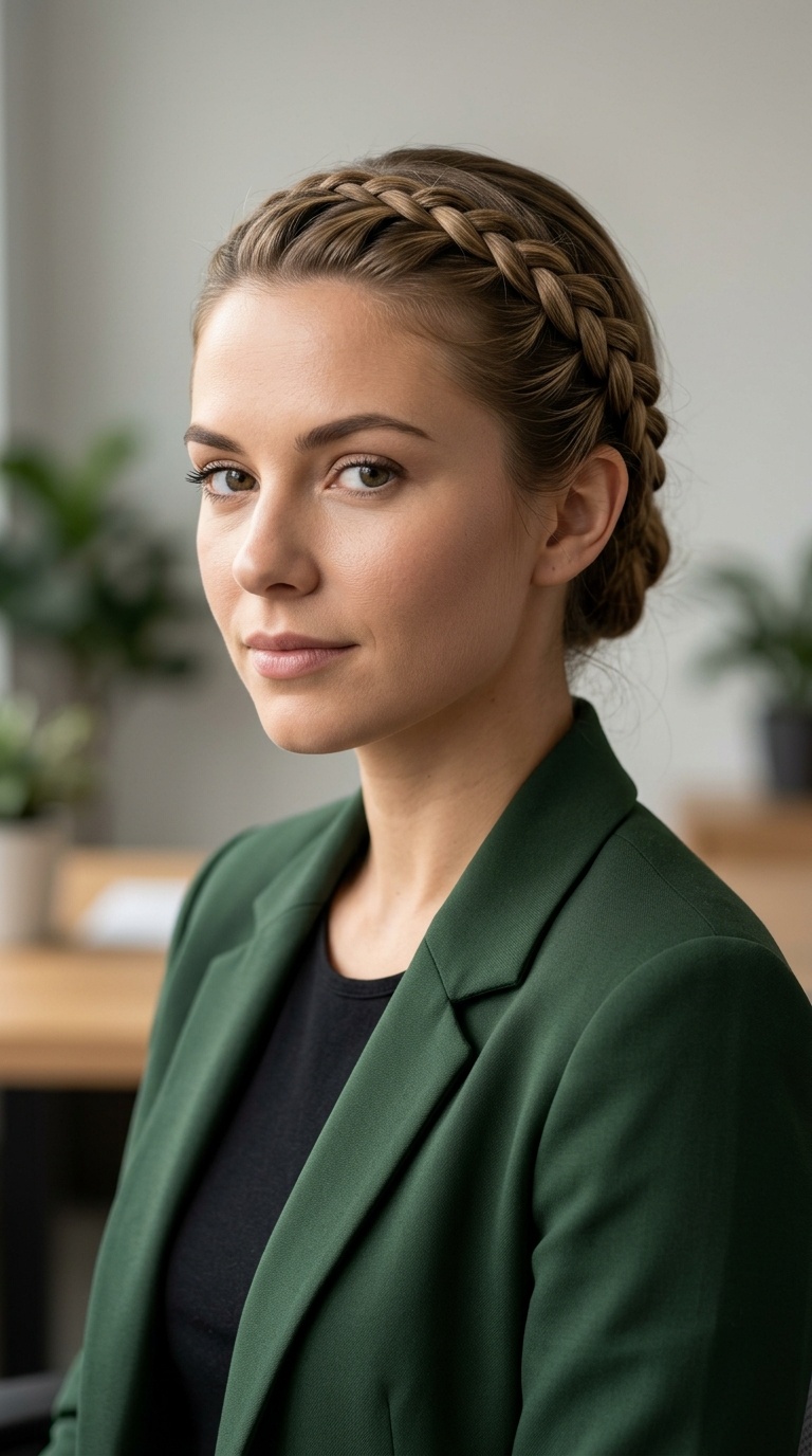 The Braided Headband Look