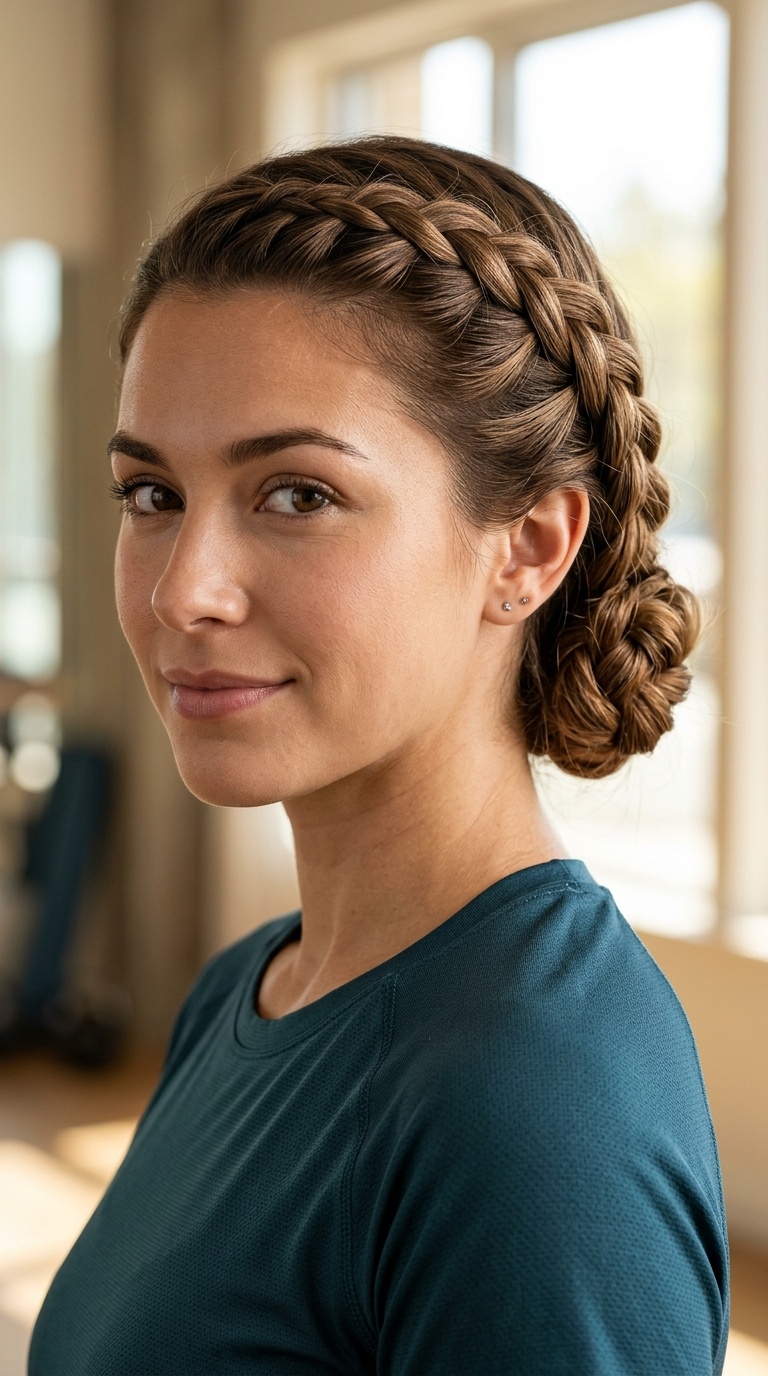The Braided Low Chignon
