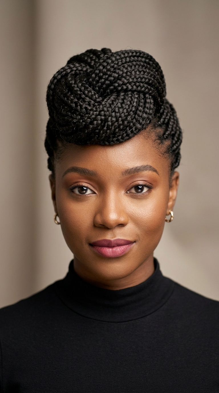 The Braided Pompadour