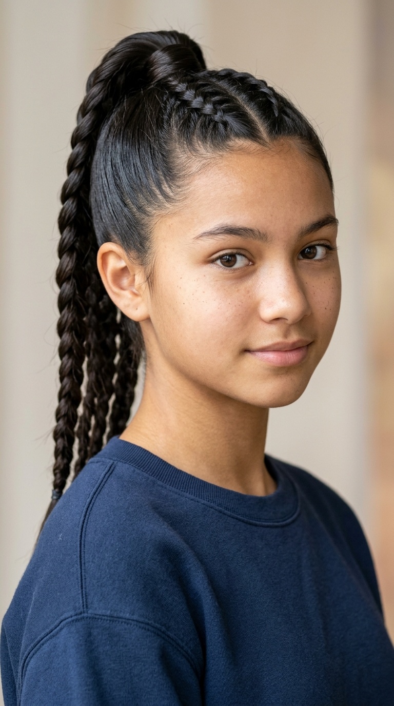 The Braided Ponytail