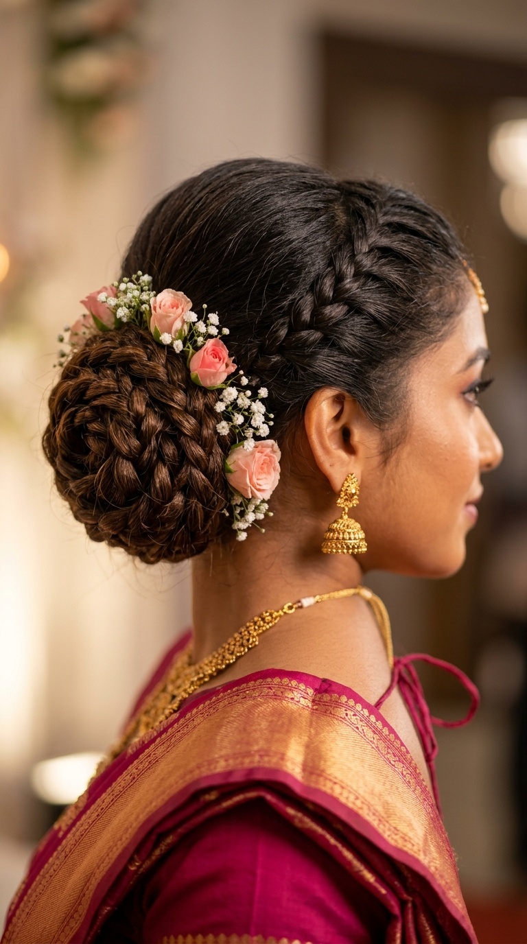 The Braided Rose Bun