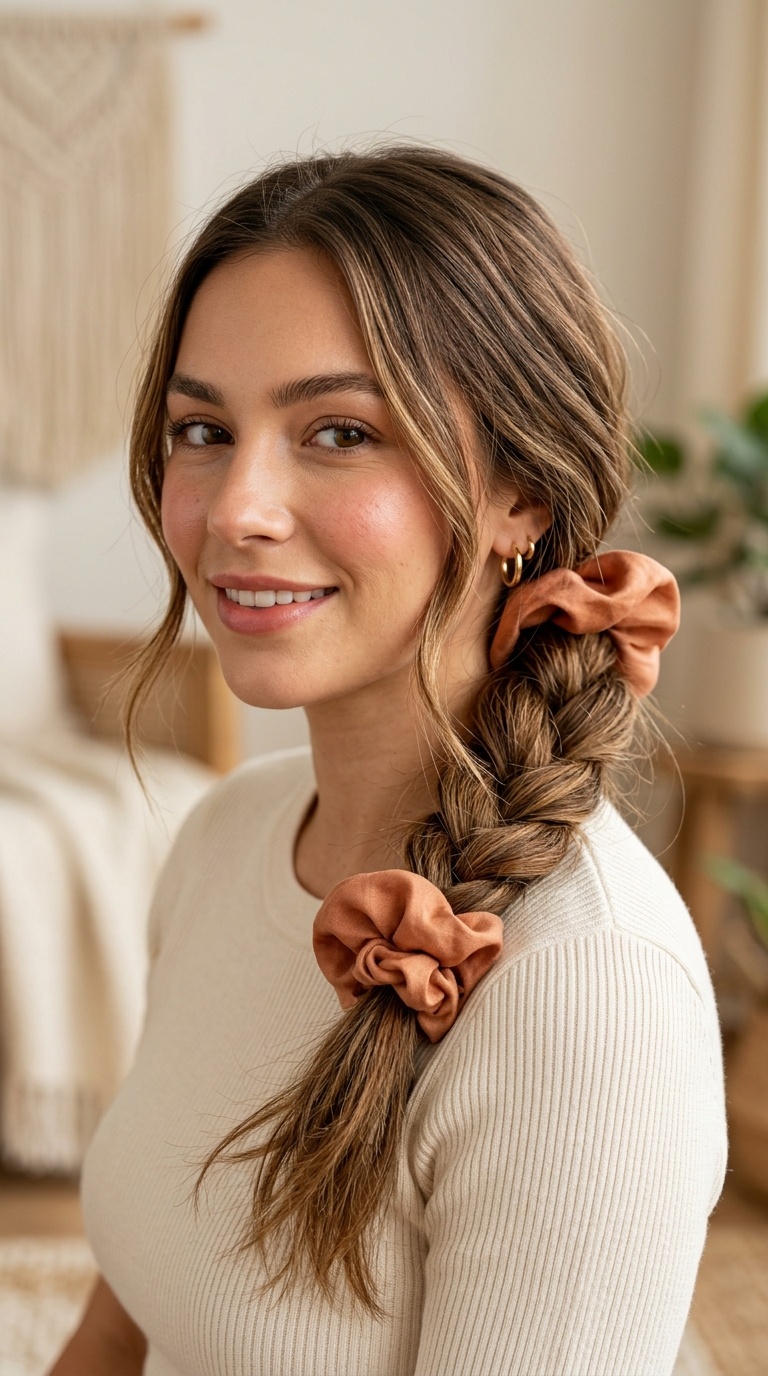 The Braided Scrunchie End